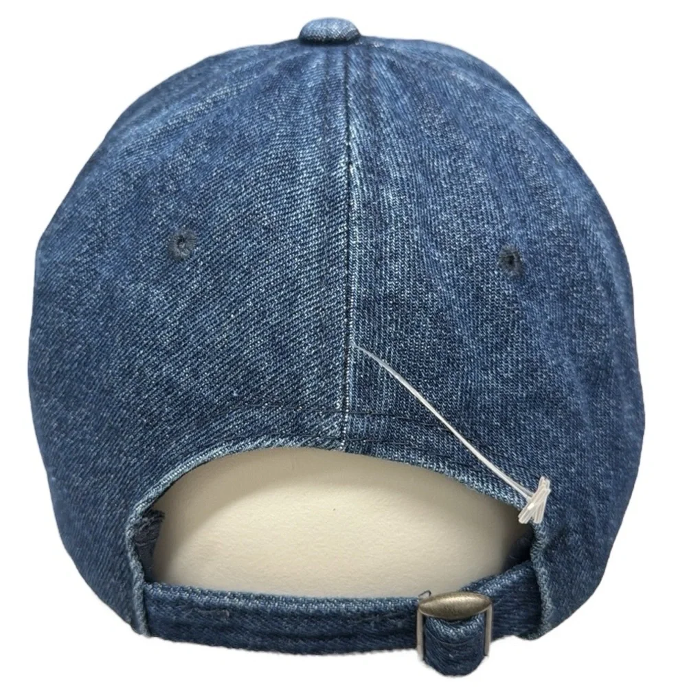 Yellowstone National Park National Parks Distressed Denim Embroidered Hat Cap